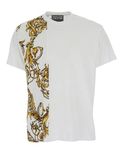 versace baroque shirt gold|plain white Versace shirt.